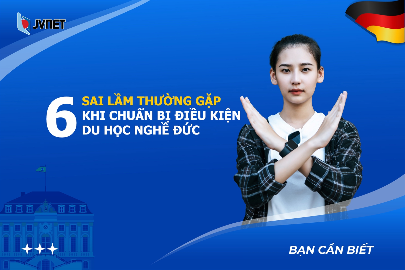 sai lầm chuẩn bị điều kiện du học nghề đức